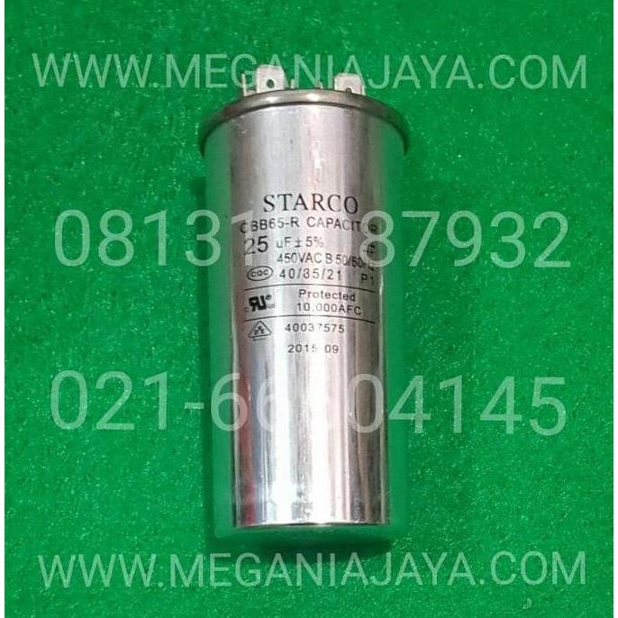 TERLARIS CAPASITOR STARCO 25 UF / KAPASITOR STARCO 25 UF