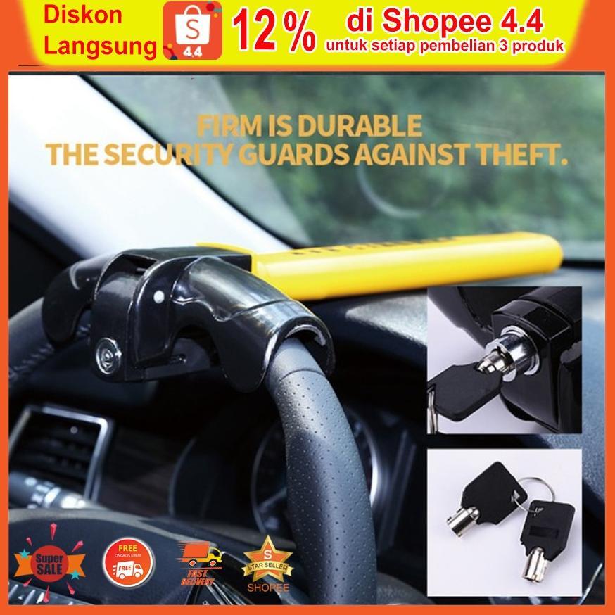 Kunci Stir Mobil Anti Maling / Pengaman Mobil Anti Maling Universal