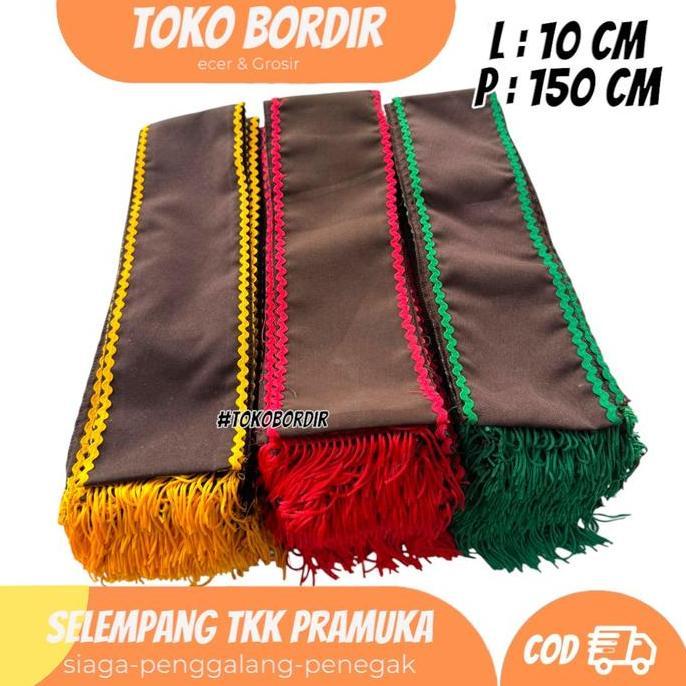 Selendang TKK Pramuka / Selempang Tetampan Tkk Pramuka ( Lengkap )
