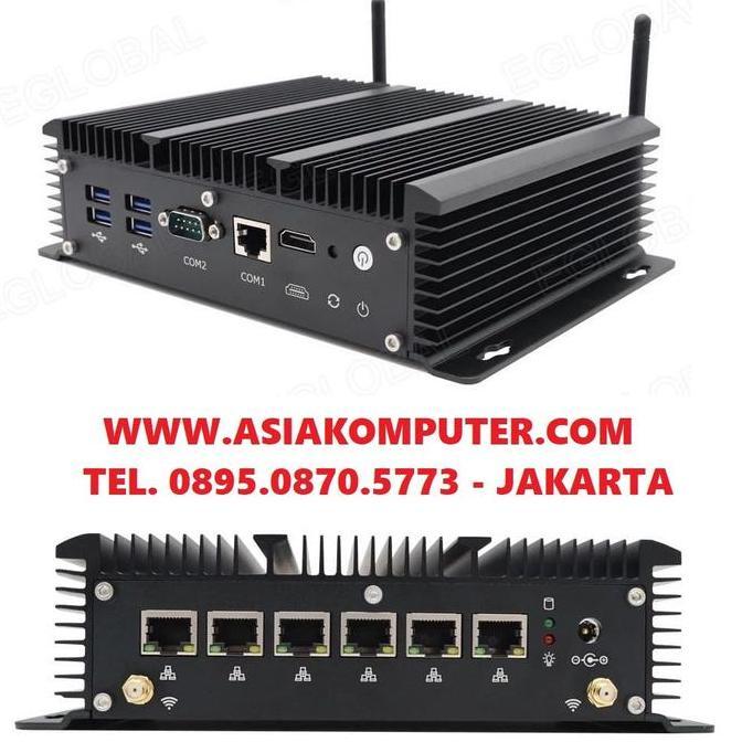 Industrial Mini PC 6 lan i3 PFSENSE Sophos Firewall UTM Router MiniPC