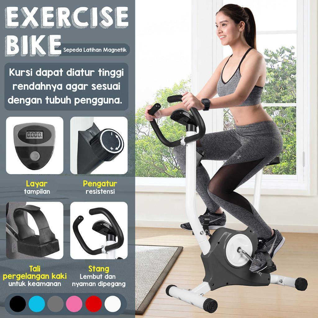 Sepeda Statis Fitness Spinning Bike Excerice Alat Gym Fitness Rumahan