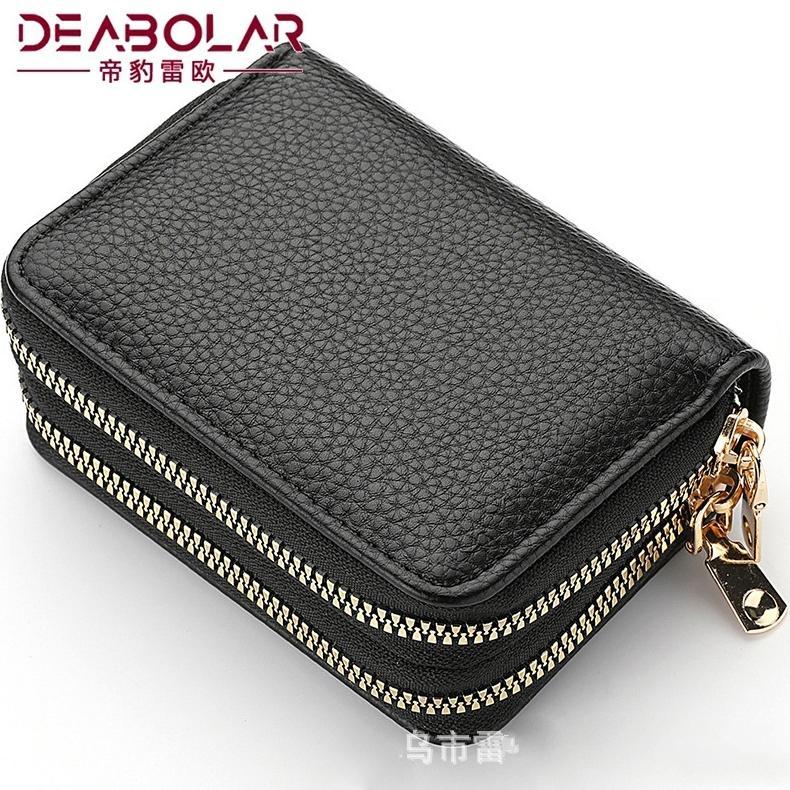 BELI SEKARANG DOMPET LIPAT WANITA 2 RESLETING KULIT LENIA KECIL SLOT KARTU UANG KOIN MINI BRANDED BA