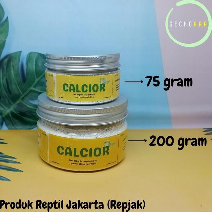 CALCIOR Kalsium Organik Nutrisi Vitamin Reptil Gecko AFT Bearded Dragon
