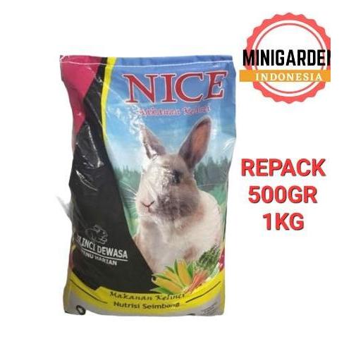 MAKANAN PELET KELINCI NICE pakan kelinci rabbit food pelet