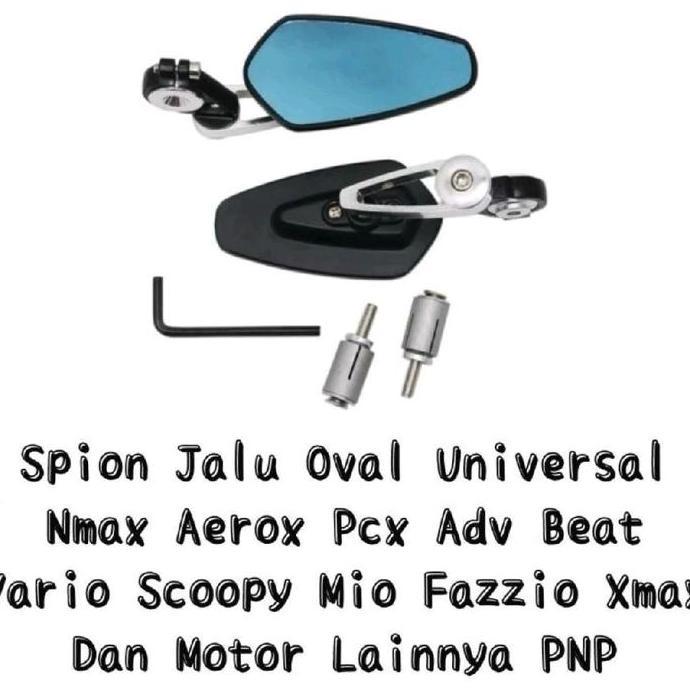 Spion Jalu Oval Bar End NMAX / AEROX / LEXI / VARIO 160/150/125/110 / BEAT / PCX / ADV  motor motorc