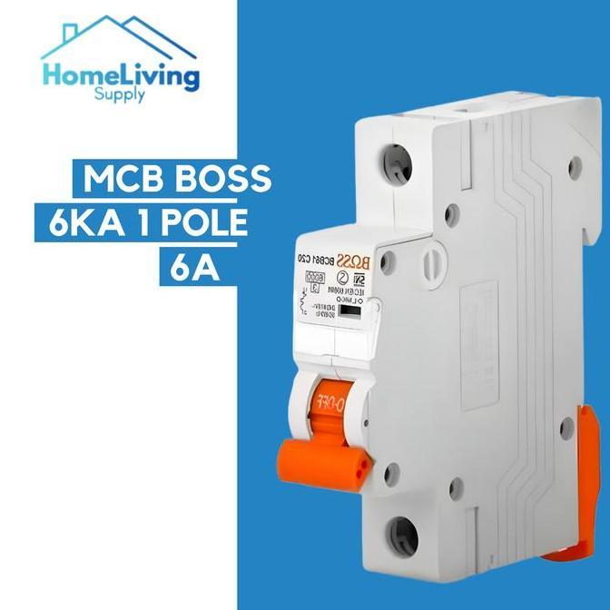 TERLARIS MCB BOSS 6KA 1PHASE 6A 10A 16A 20A 32A 40A - IEC68 SNI 04.6507.1