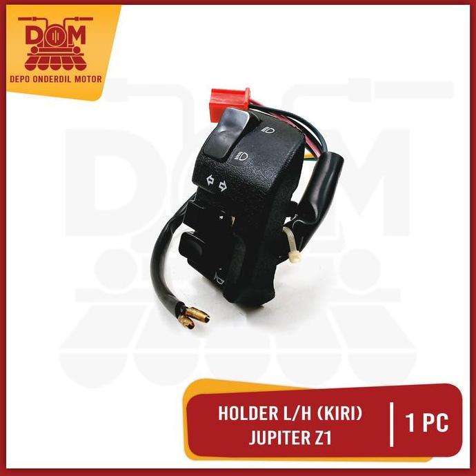 Promo Holder Kiri Jupiter Z1 L/H (KAGAYAKU) Saklar Kiri Kabel Tombol Lampu Dim Riting Klakson Bulat 