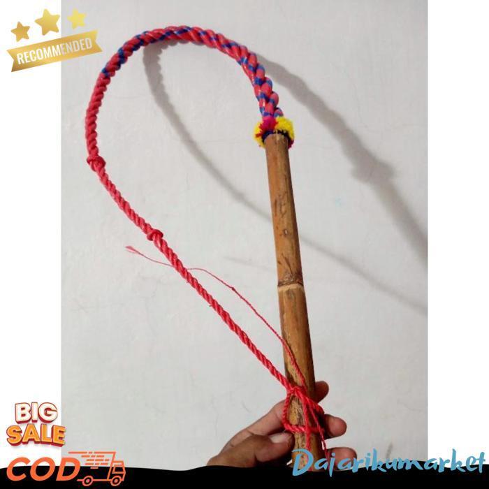 Pecut Cambuk Rotan Asli