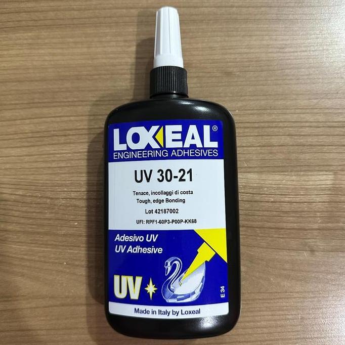Lem Kaca UV Transparant 250 ml UV Curing Light Adhesives Lem Kaca UV Loxeal