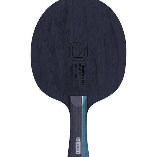 HARGA DISC - KAYU BET TENIS MEJA ANDRO TIMBER 5 ALL BLACK ORIGINAL