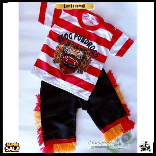 Kaos Reog Anak/ Kaos Reog Anak Setelan Super Murah