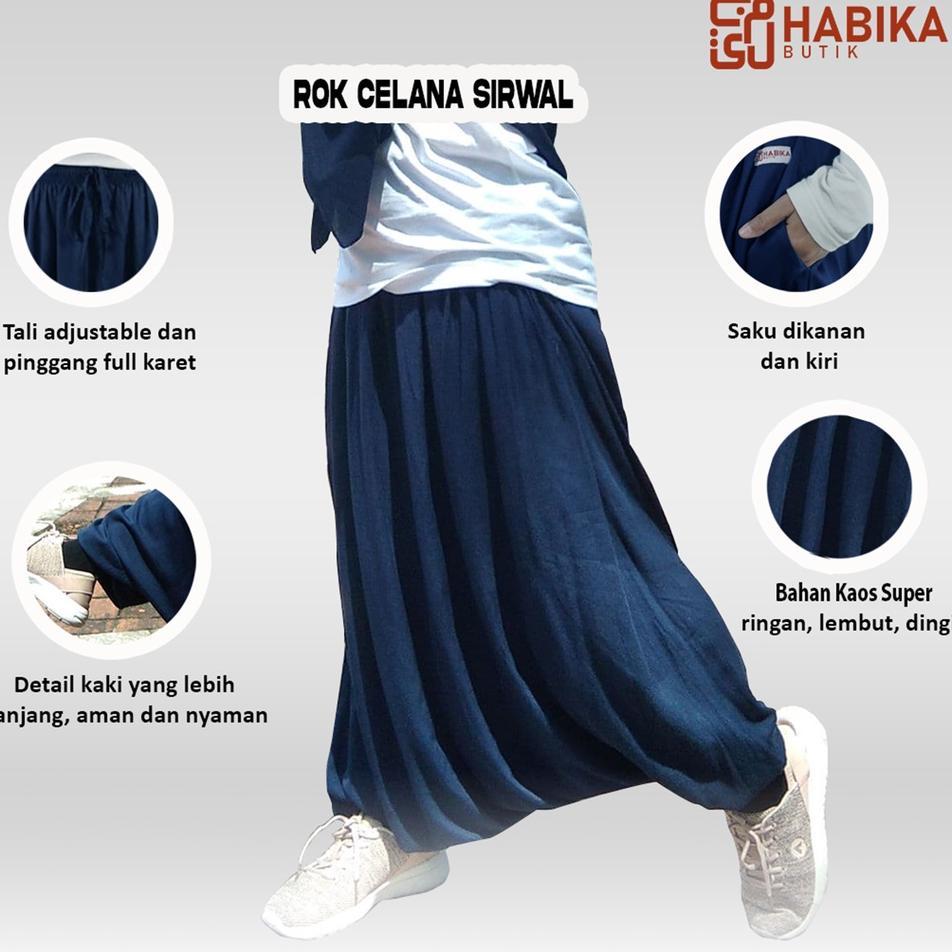 Rok Celana Sirwal - Rok Celana Olahraga Bahan Kaos Super