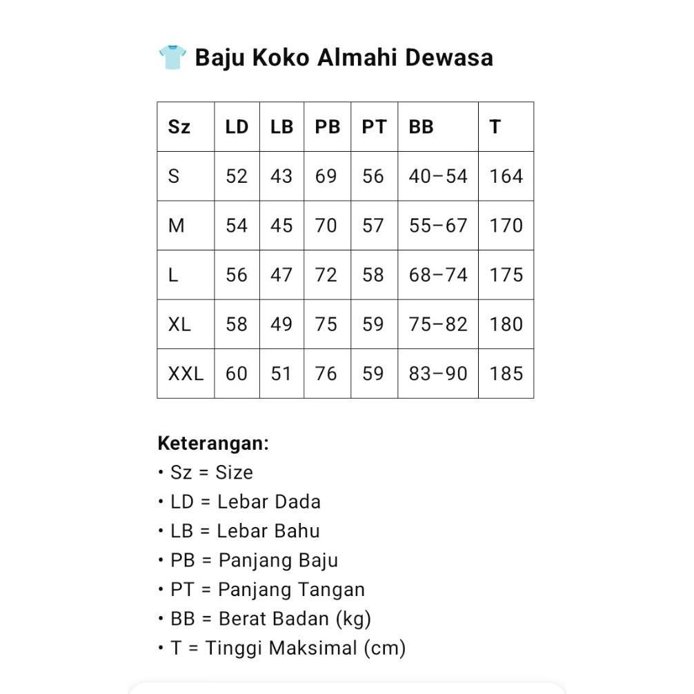 BEST SALE ALMUZANI BAJU KOKO SAKU SAMPING KERAH SANGHAI MUSLIM PRIA DEWASA