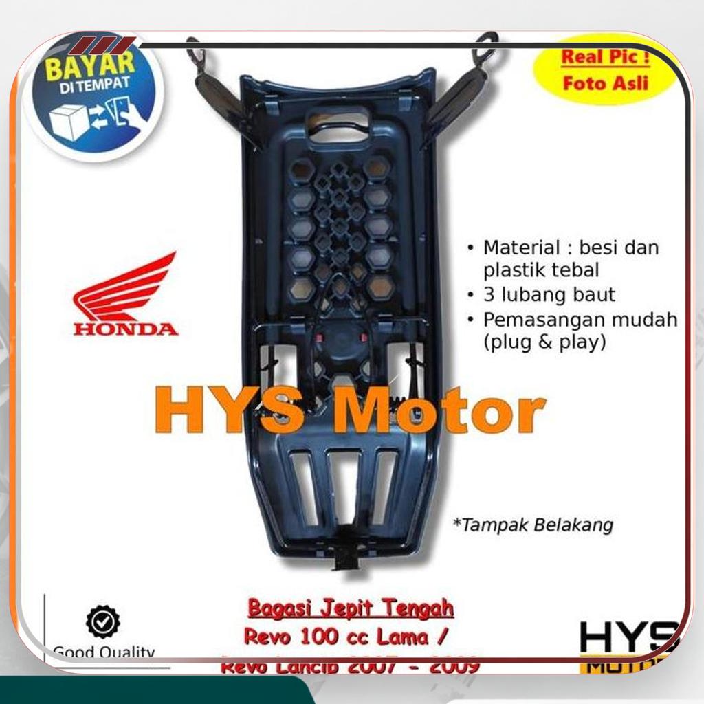 Bagasi Tengah Revo Lama Lancip 2007 - 2009 Keranjang Rak Jepit Variasi Motor
