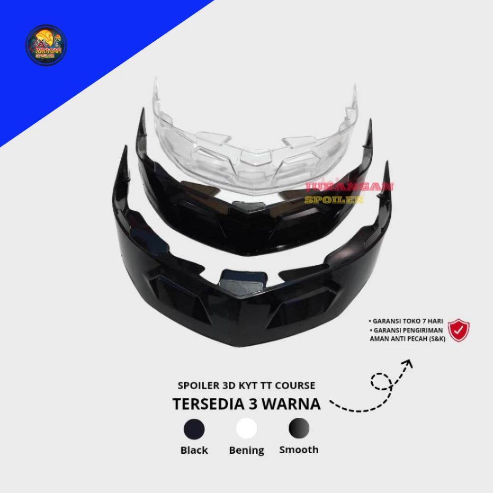 New Deals Spoiler Helm 3D Kyt Tt Course Blue / Spoiler 3D Kyt Tt/Course - Spoiler Helm Kyt 3D Tt Cou