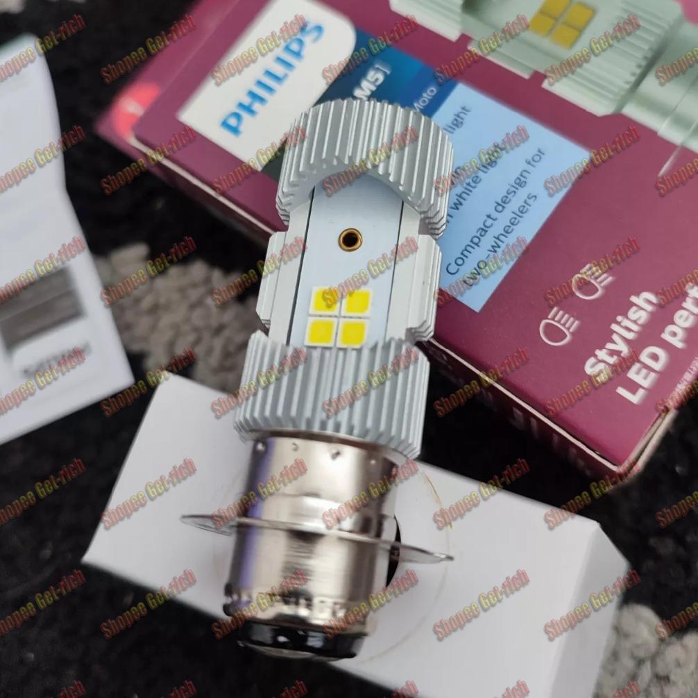 BESTPROMO 24H Ship-COD ORIGINAL 100% Lampu Motor Philips Lampu Utama Led H6 Lampu Led Depan Motor La