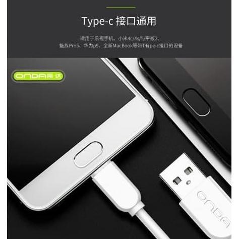 ONDA AL-50 Iphone Kabel Data USB Ligthing Fast Charging 5A 120cm