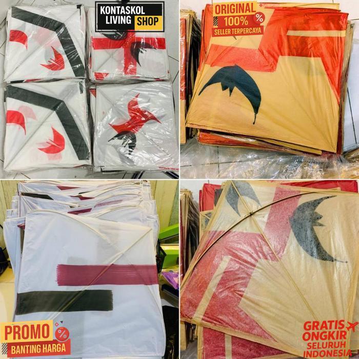 Terlaris (1 Pack) Grosir Layangan Kertas Cimande Pulas Seot/Pulas Tulis Murah Bagus Cocok Untuk Diju