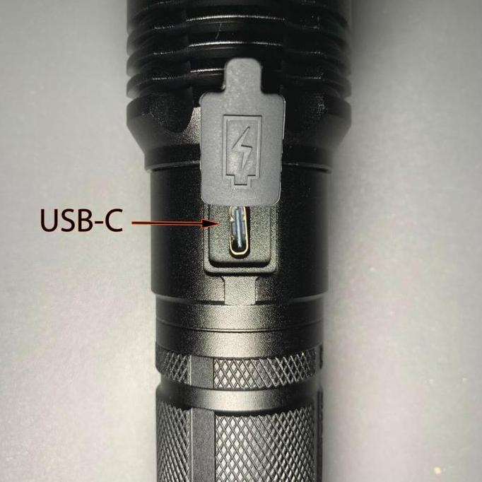 Senter Led Xhp 70 Ultrafire Cree Compact Baterai 26650 Rechargeable