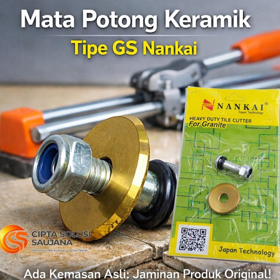 Nankai Mata Pisau Potong Keramik Granit Dorong Sorong Manual Tipe Gs Alat Potong Tekel Tile Cutter