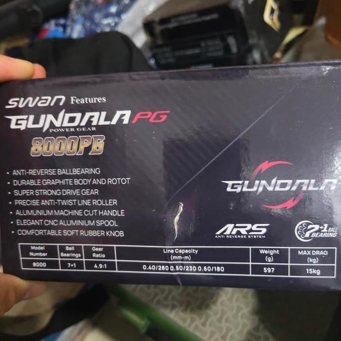 reel pancing laut swan gundala 8000 PG reel laut kuat
