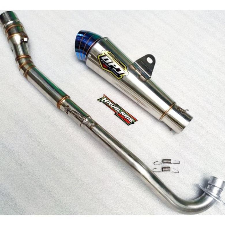 NOVELLEAMARKET KENALPOT RACING DPJ BLUE NGKER SARTENG ALL BEBEK JUPITER VEGA GRAND SUPRA BLADE REVO 