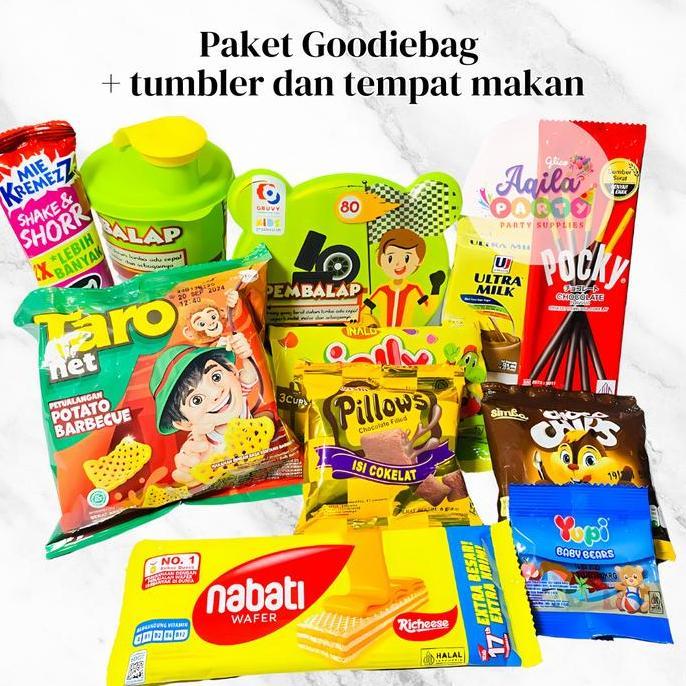 Paket Snack Tas Ulang Tahun Anak Termurah & Souvenir Anak Ulang Tahun