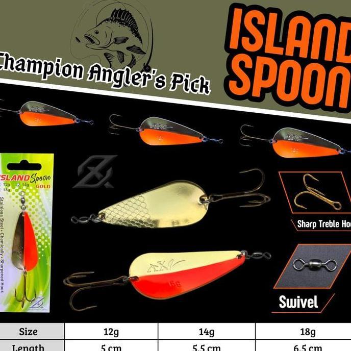 Umpan Lure AXZ Island Spoon 12-14-18 gram