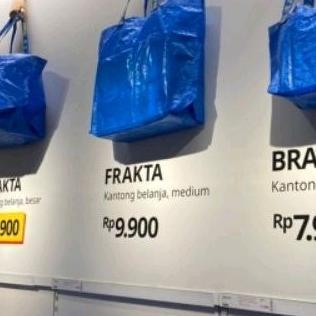 Tas Totebag Serbaguna Ikea Original Kapasitas Besar