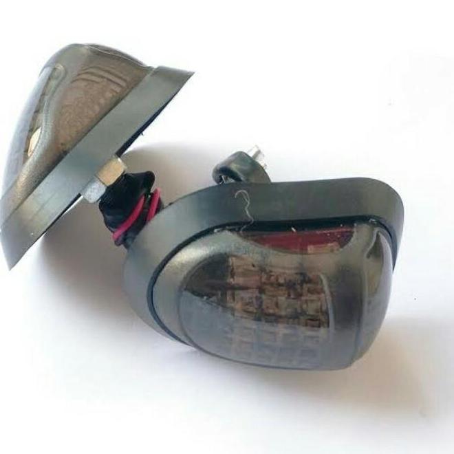 Lampu Sen Tempel Kodok - Lampu Sen Tempel Bulat LED Variasi Ninja,CBR