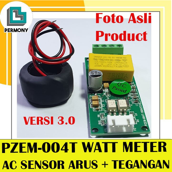 Pzem-004T Ac Watt Meter Current Sensor Voltage Pzem004T Energi V.3 Pzem-017 Pzem-022