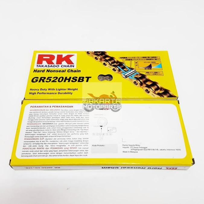 RANTAI RK TAKASAGO HSBT HEAVY DUTY NINJA250 R25 CBR250RR ER6 ZX25 R6