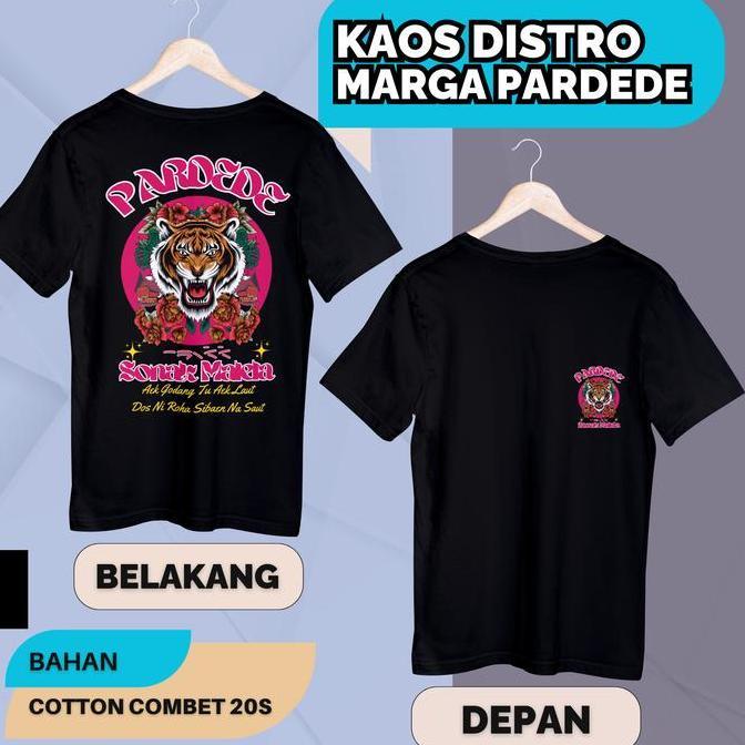 DB240 - Kaos Distro Premium Marga Pardede Sonak Malela bahan cotton combed 20S Formal Jeans Kain Lem