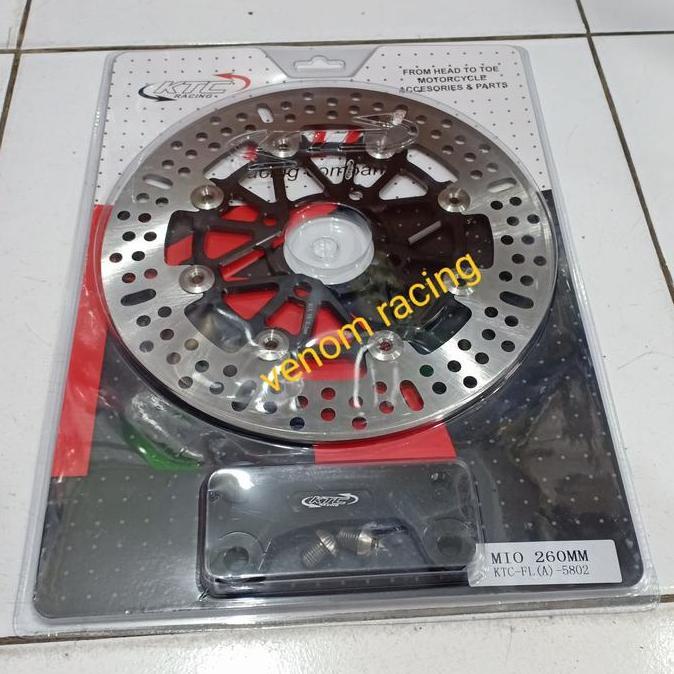discbrake ktc mio cnc/ piringan cakram ktc racing mio sporty 260mm