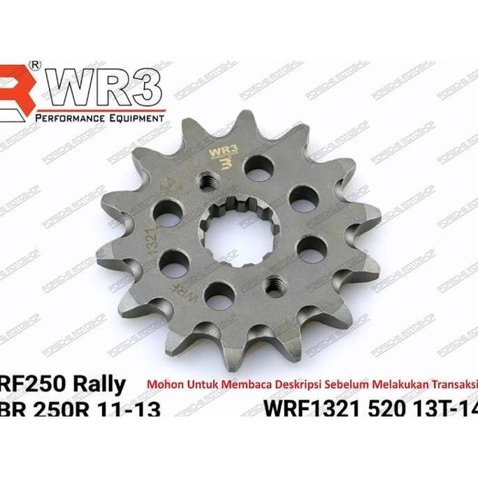 Gear Depan WR3 520 428 CB150 CBR150 CBR 250RR CRF 250 GTR 150