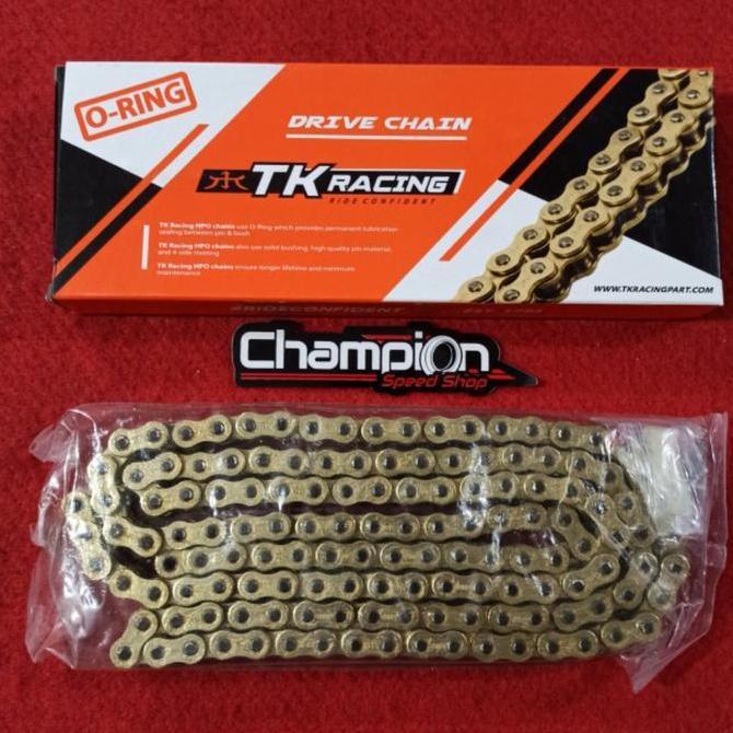 Rantai TK Racing 428 428-130 428O O Oring O-Ring Gold Brht