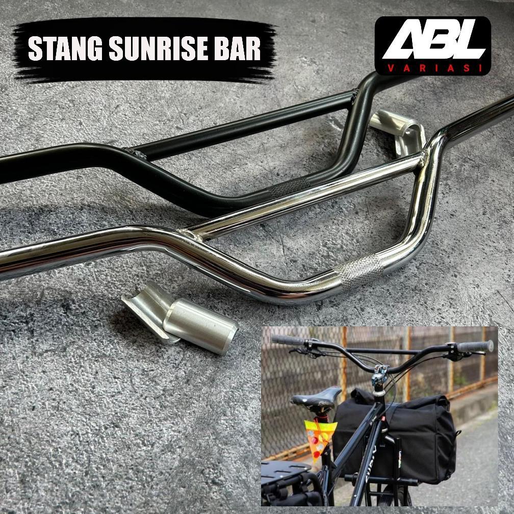 AUREVORA STANG SEPEDA SUNRISE BAR STANG HANDLEBAR SUNRISE BAR SEPEDA MTB BMT VIRAL