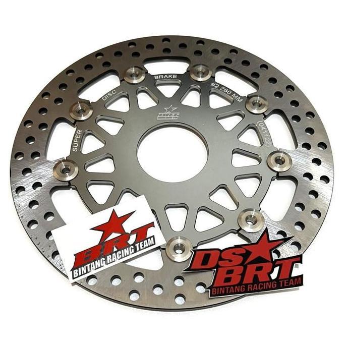DISC Piringan Cakram Depan 260mm 300mm BRT YAMAHA HONDA BEAT VARIO SCOOPY GENIO JUPITER Z MX MIO
