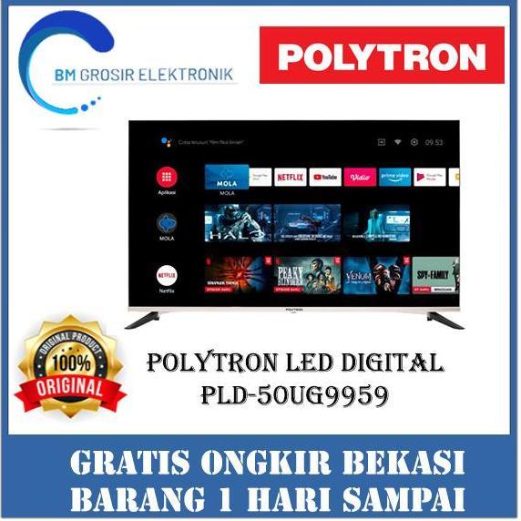 TERLARIS POLYTRON TV LED 50UG5059 TV 50INCH GOOGLE TV 4K ORINAL BRAND