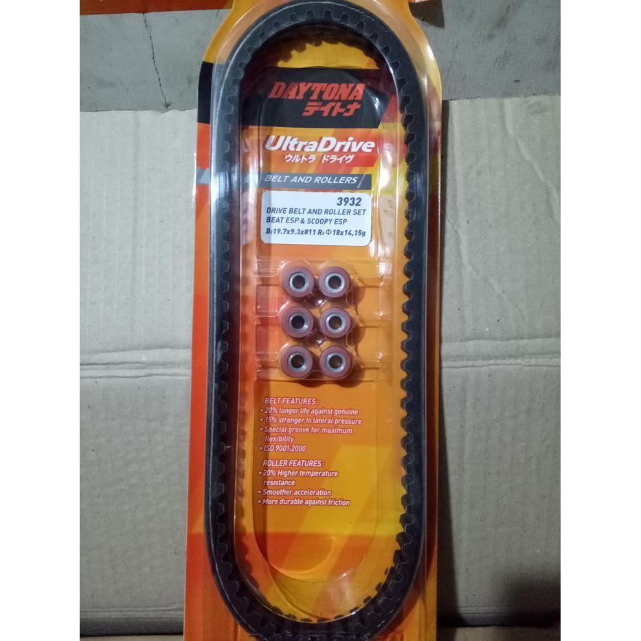 V Belt Fanbelt Racing Dan Roller Daytona Beat Fi Esp Scoopy Fi Esp Original Dan Terpercaya