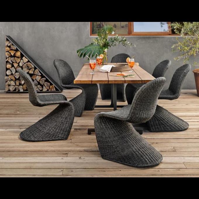 TERLARIS KURSI MAKAN ROTAN - DINING CHAIR - WICKER DINING CHAIR
