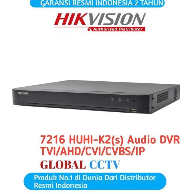 TERLARIS DVR HIKVISION 7216HUHI-K2S 16 CHANNEL 8 MP TURBO HD