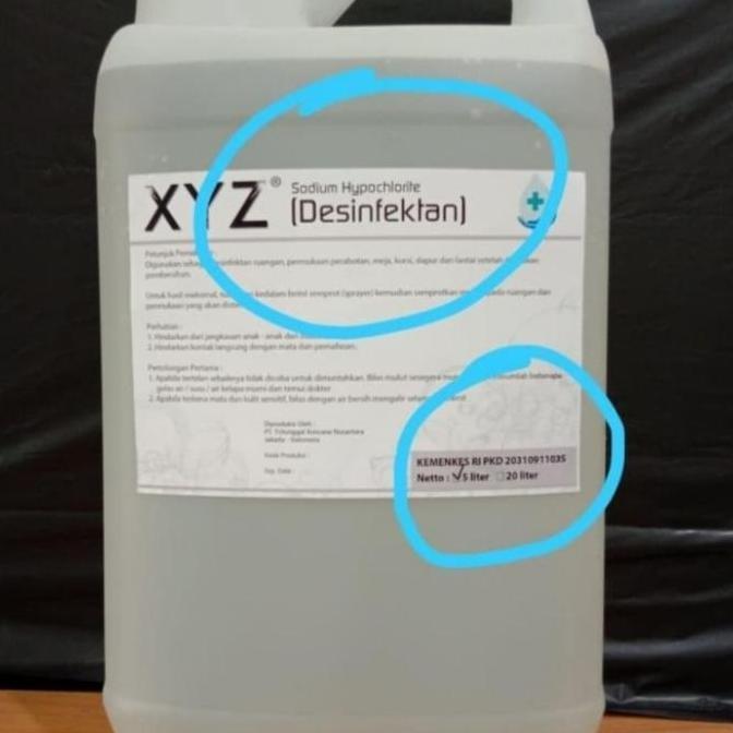 Cod,Bisa- Disinfektan Xyz 5 Liter /Disinfektan 5 Liter Khusus Gojek