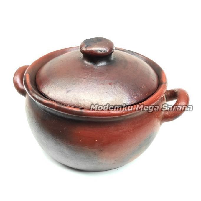 HOT PRODUCT Diameter 14cm - 800ml | Panci Gerabah Tanah Liat Buat Masak Godok Jamu Rebus Panci Kendi