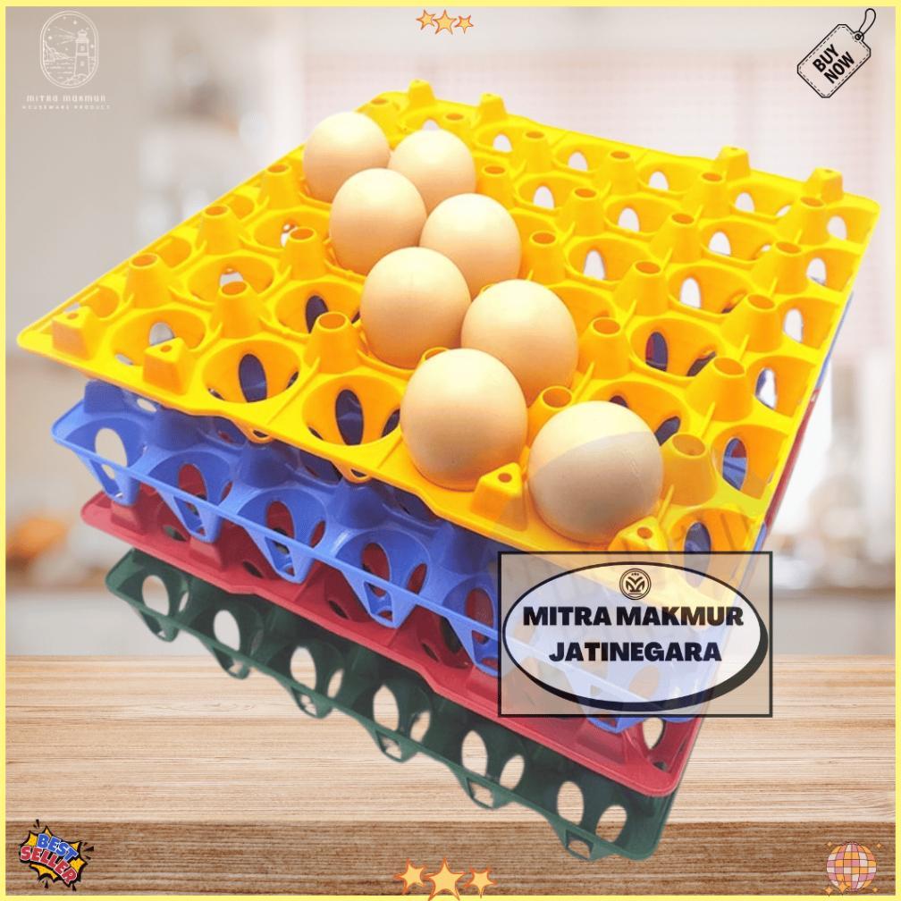 Tempat Telur Keranjang Telur Rak Telur Plastik Tray 30 butir Rak Telor Plastik Egg Tray Krat Telur