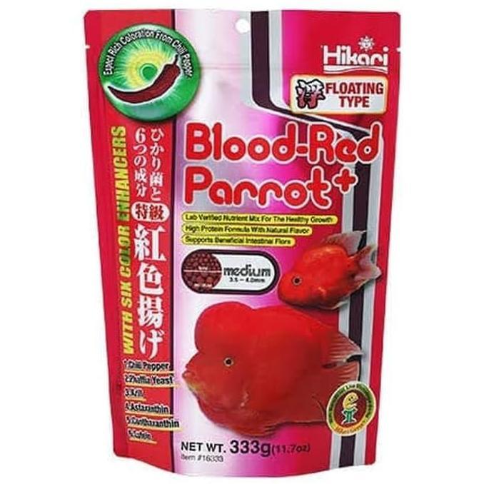 Hobiikan- Pelet Ikan Lohan Dan Perot Hikari Red Blood Parrot + Size M