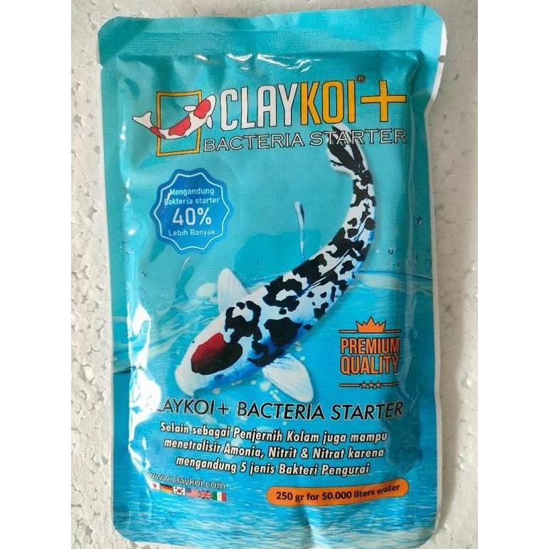 Hobiikan- Clay Koi Plus Bacteria Starter Penjernih Kolam Bakteri Starter Kolam