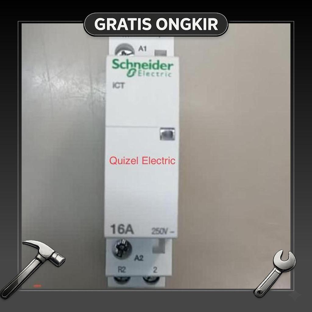 Kontaktor Din Ict 16A 1No 1Nc Schneider