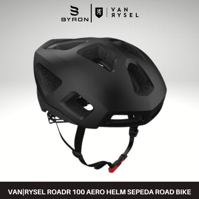 Lengkapbos- Van Rysel Helm Sepeda Van Rysel Roadr 100 Road Bike Mtb Sepeda Lipat-Black