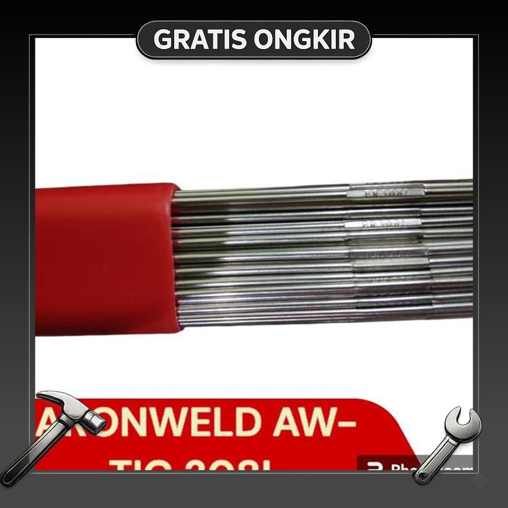 Kawat Las Stainless Tig Argon 308/308L 1.6Mm Aronweld